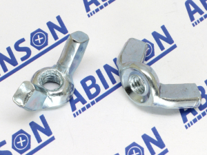 Wing Nut M4 (4mm) 0.7mm Pitch Mild Steel MS Zinc Plated