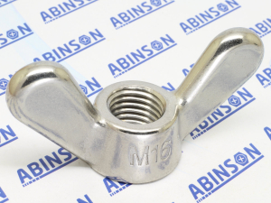 Wing Nut M16 (16mm) 2mm Pitch Stainless Steel SS