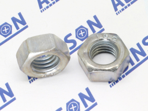 Hex Nut M8 (8mm) x 1.25mm Mild Steel Zinc Plated