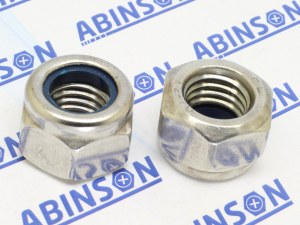 Nyloc Locknut M10 (10mm) 1.5mm Stainless Steel SS Nylon-Insert Hex Nut