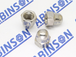 Dome Nut M5 (5mm) 0.8mm Stainless Steel SS