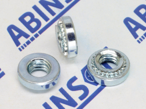 Clinch Nut M4 (4mm) x 0.7mm Mild Steel MS Zinc Plated