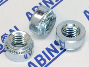 Clinch Nut M6 (6mm) x 1mm Mild Steel MS Zinc Plated