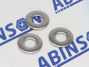 Flat Washer 3.4mm x 7.7mm IDxOD 0.8mm Thick Stainless Steel SS for M3 screws