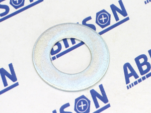 Flat Washer 8mm x 16mm IDxOD 1.5mm Thick Steel Zinc Plated MS for M8 screws