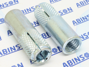 Bullet Fastener M12 (12mm) x 1.75mm Drop-In Anchor Mild Steel MS