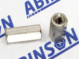 Hex Standoffs Spacers M3 (3mm) x 12mm x 0.5mm Threaded Female-Female Zinc Plated Brass