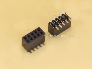 B2B 1.27 2*5P=10P Female Board to Board Connector without Side Pins