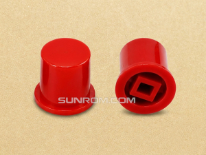 Red Cap R9 ID=3x2 for Push ON/OFF Switches