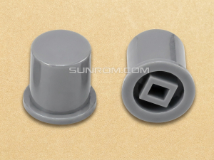 Gray Cap R9 ID=3x2 for Push ON/OFF Switches