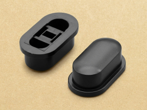 Black Cap O18 ID=3x2 for Push ON/OFF Switches
