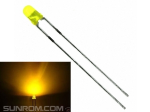 Yellow LED 3mm