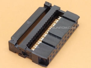 20 pin IDC Female Connector with Strain Relief