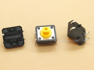 Tactile Switch Square Head - Omron B3F-4055 - 12x12x7.3mm