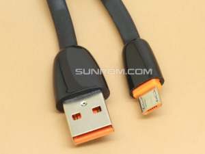 Micro USB Cable for Data and Power Transfer - 1 Meter Black