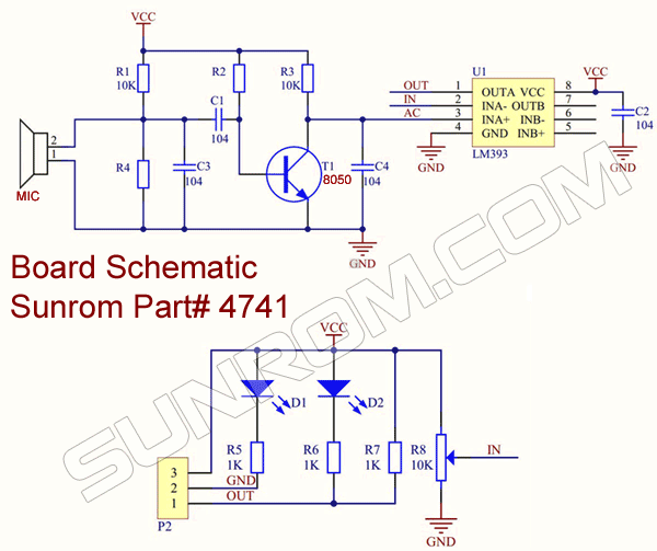 Sound Sensor Module Circuit Diagram at Della Gonzales blog