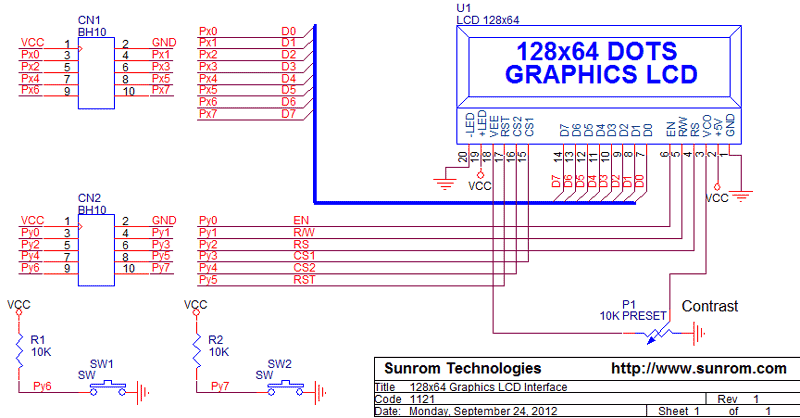 graphic lcd 128x64 datasheet