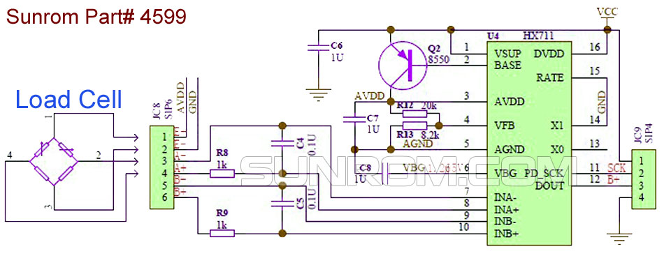 hx711 schematic