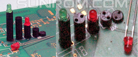 Ochoos 5x15 Diameter 5mm Length 15 mm Nylon PCB Board Mount LED Spacer Support Hood 