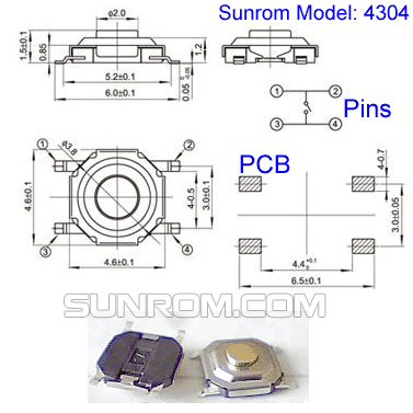 Tactile Switch Wiring Diagram from www.sunrom.com