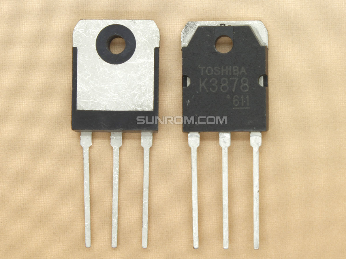 2PCS MOSFET 2SK3878 K3878 TOS N-Ch FET RDS TO-3P IC NEW 
