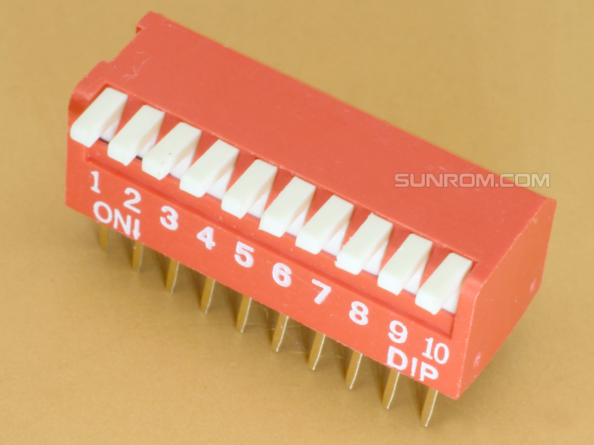 dip interruptor 1 pines RM 2,54 micro cifrado cursor piano S801-10 unid 