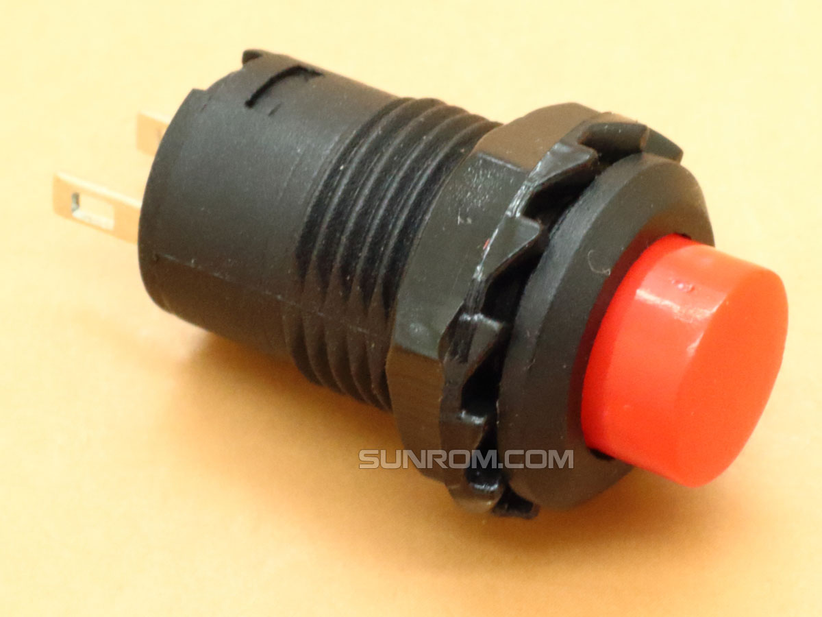Red ON/OFF Panel Mount Switch 12mm 1.5A 250VAC [5864] : Sunrom ...