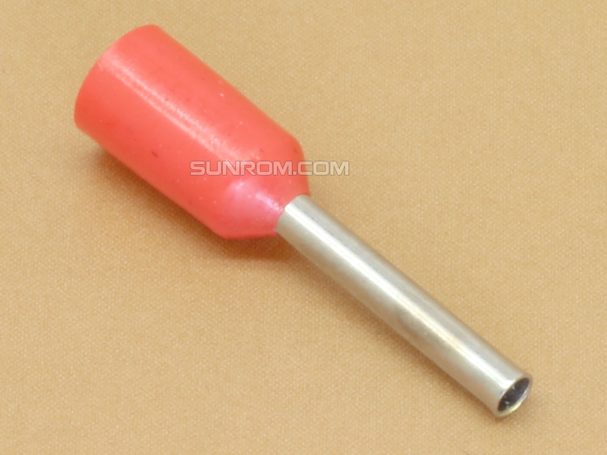 Red 0.5 sq. mm Wire Ferrule [5965] Sunrom Electronics