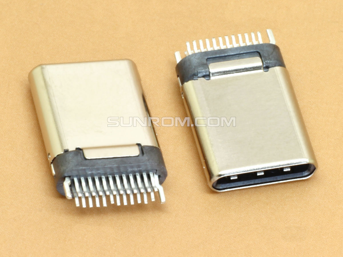 USB Type-C Male Connector [6513] : Sunrom Electronics