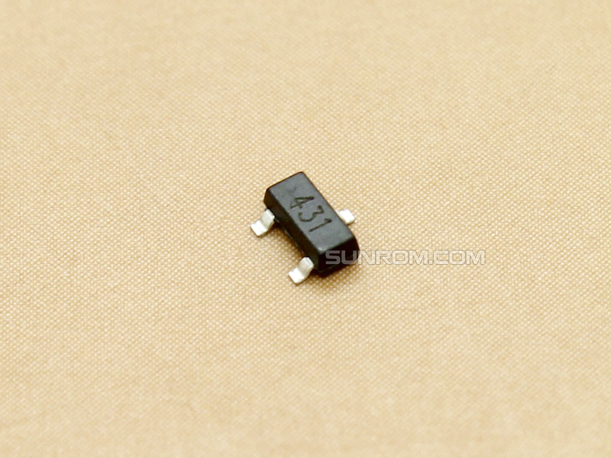TL431 SMD SOT-23 ST Make [6517] : Sunrom Electronics