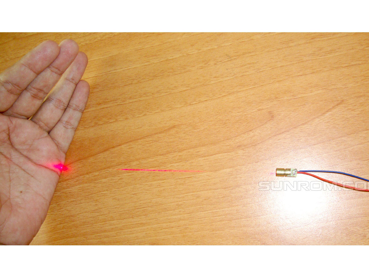 Laser Diode 5mW 650nm Red [3903] Sunrom Electronics