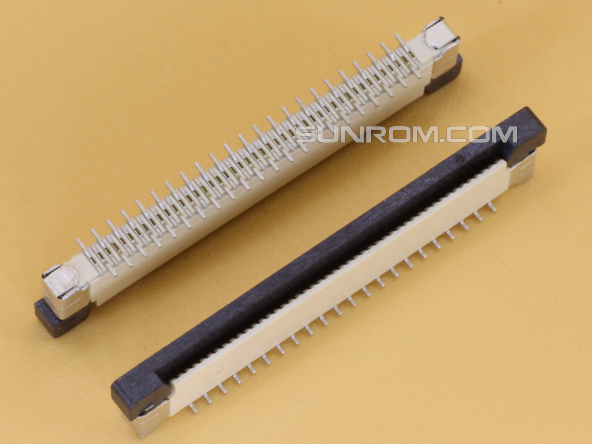 thumbnail image 2 of 5Pcs 0.5mm Pitch 8 Pin FPC FFC Flip Type Flat Cable Connector Bottom Contact 2 of 5