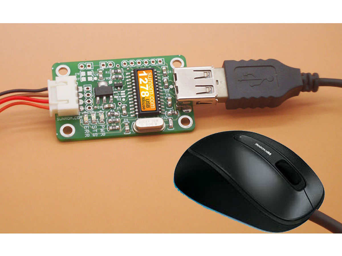 reference Konklusion Shining USB Mouse Decoder - Serial Output [1278] : Sunrom Electronics