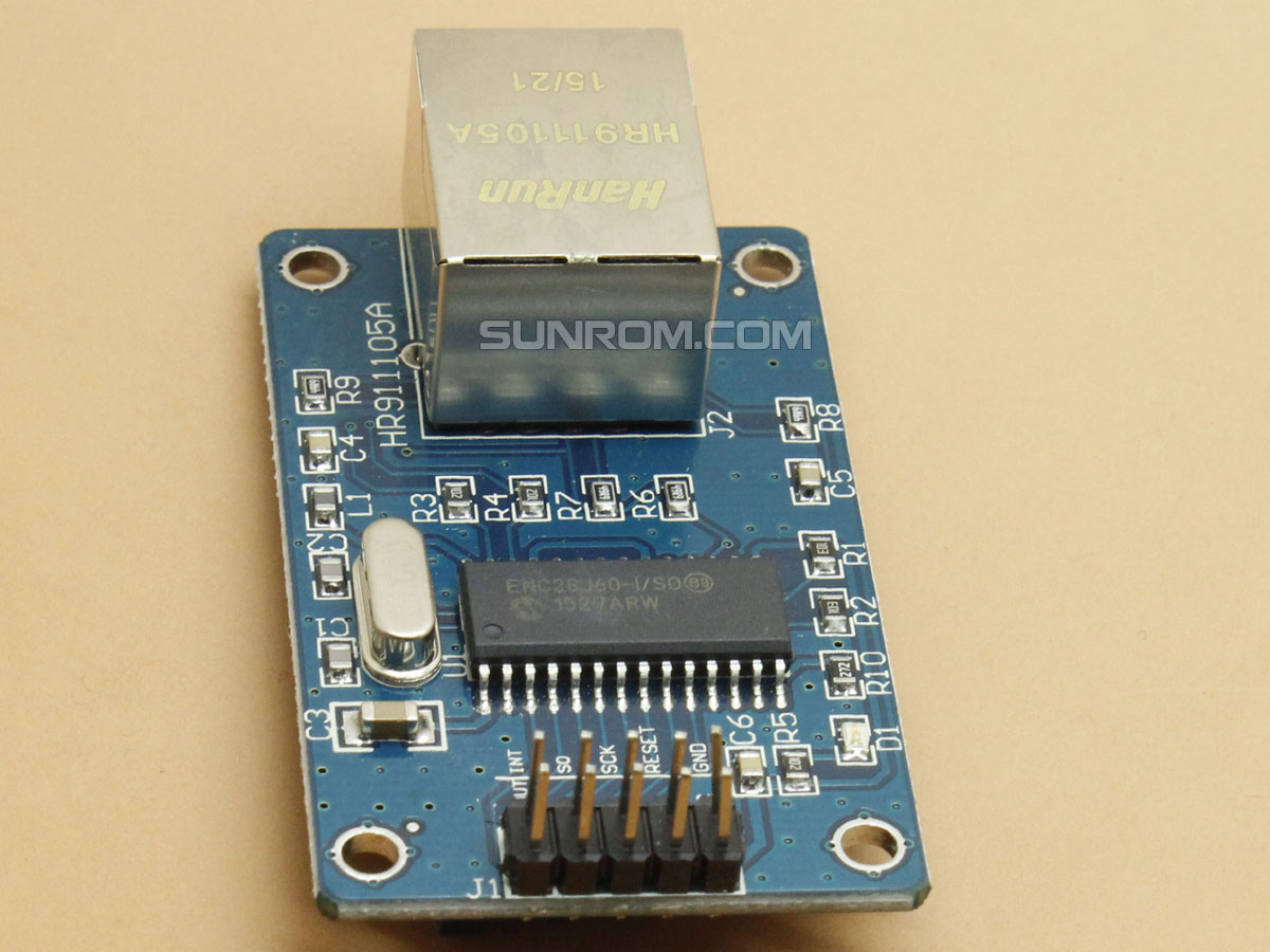 ENC28J60 Module [4499] : Sunrom Electronics/Technologies